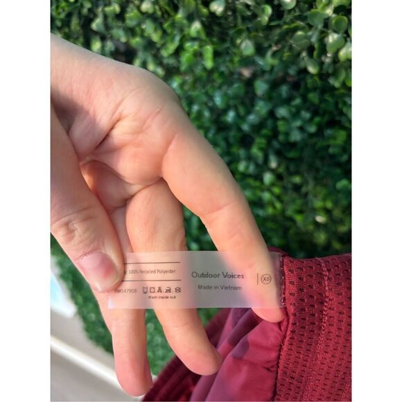 Outdoor Voices RecMesh Skirt Skort in Boysenberry Sz XS NWT - Picture 9 of 9